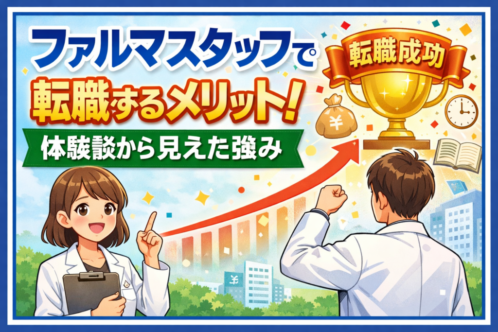 ファルマスタッフで転職するメリット！体験談から見えた強み