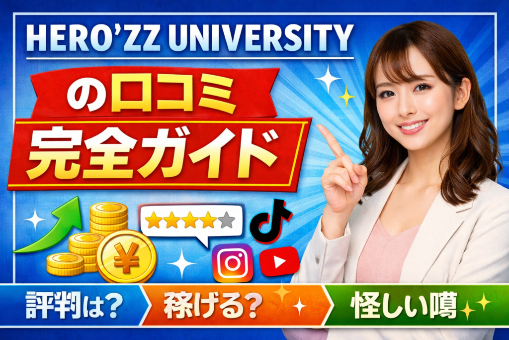 HERO'ZZ UNIVERSITYの口コミを徹底解説した完全ガイド