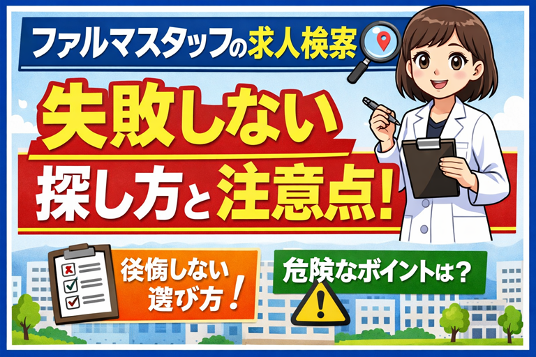 ファルマスタッフの求人検索で失敗しない探し方と注意点！