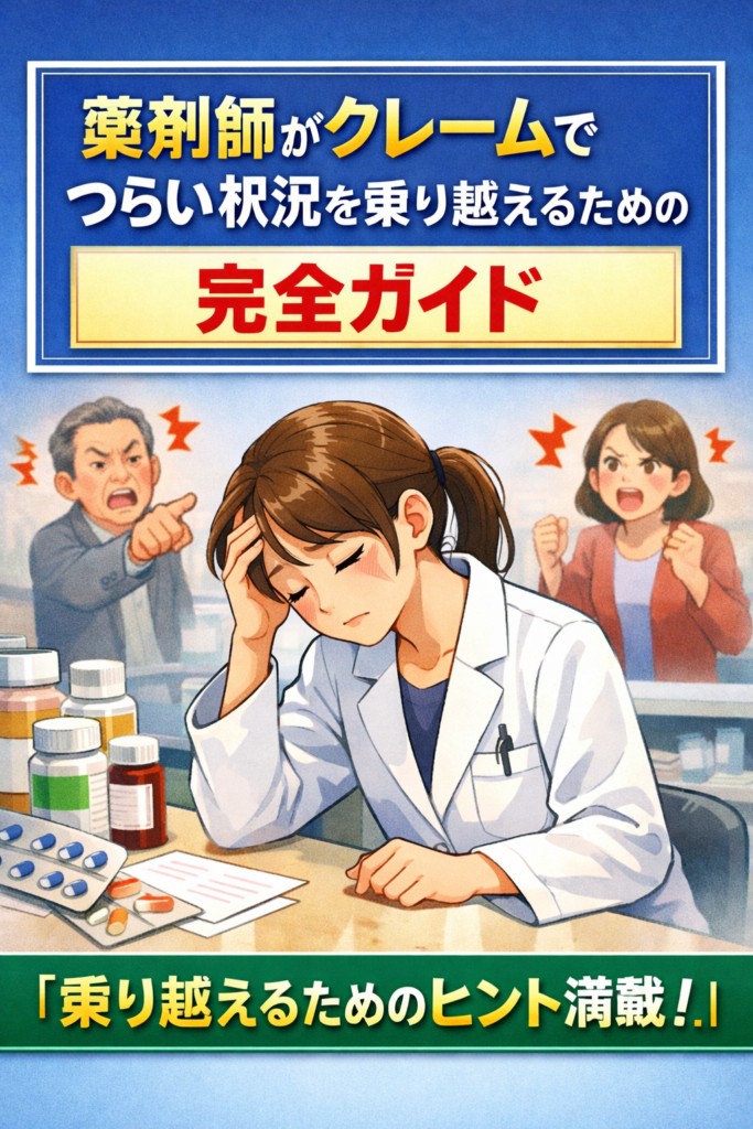 薬剤師がクレームでつらい状況を乗り越えるための完全ガイド