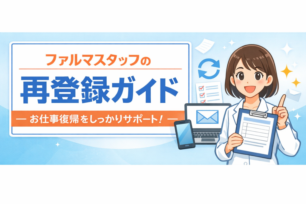 ファルマスタッフの再登録ガイド！退会後の手順と転職のコツ