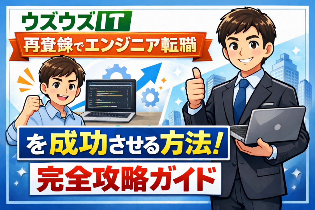 ウズウズＩＴへの再登録でエンジニア転職を成功させる方法
