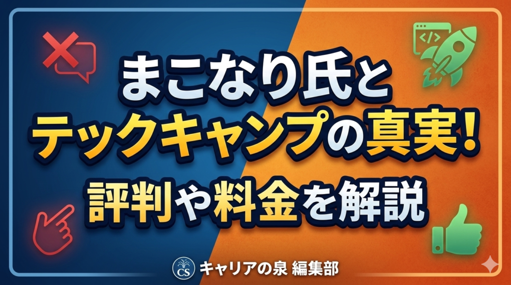まこなり氏とテックキャンプの真実!評判や料金を解説