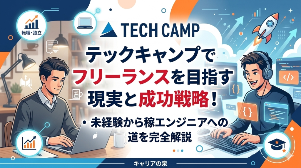 テックキャンプでフリーランスを目指す現実と成功戦略！